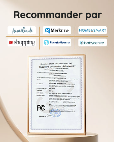 BOIFUN 1080P 5" Baby Monitor Camera, PTZ 355°Camera Baby Motion Monitoring and Automatic Tracking, Monitor and Smartphone