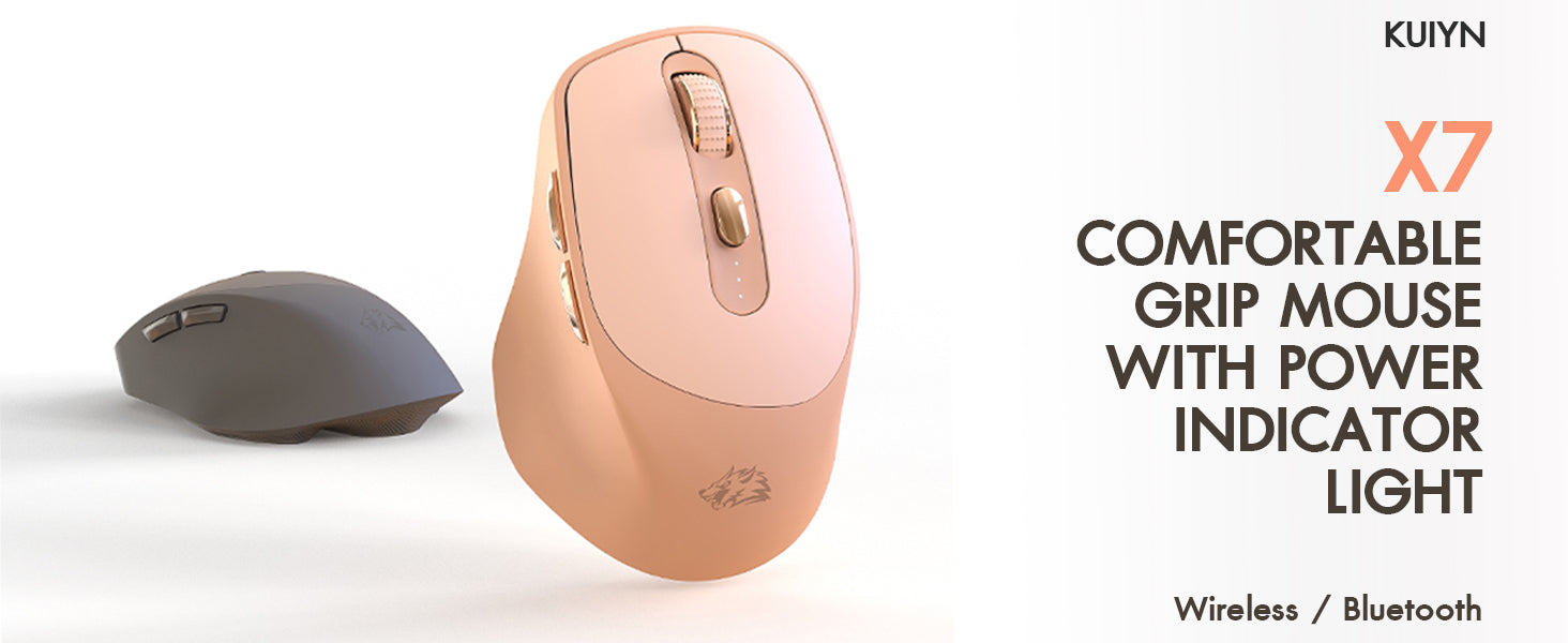 Ziyoulang X7 2.4G Wireless Mouse Dual Mode Office Type-C Rechargeable Gaming Mouse DPI PixArt 3212 M185 V2 Ultralight Mouse