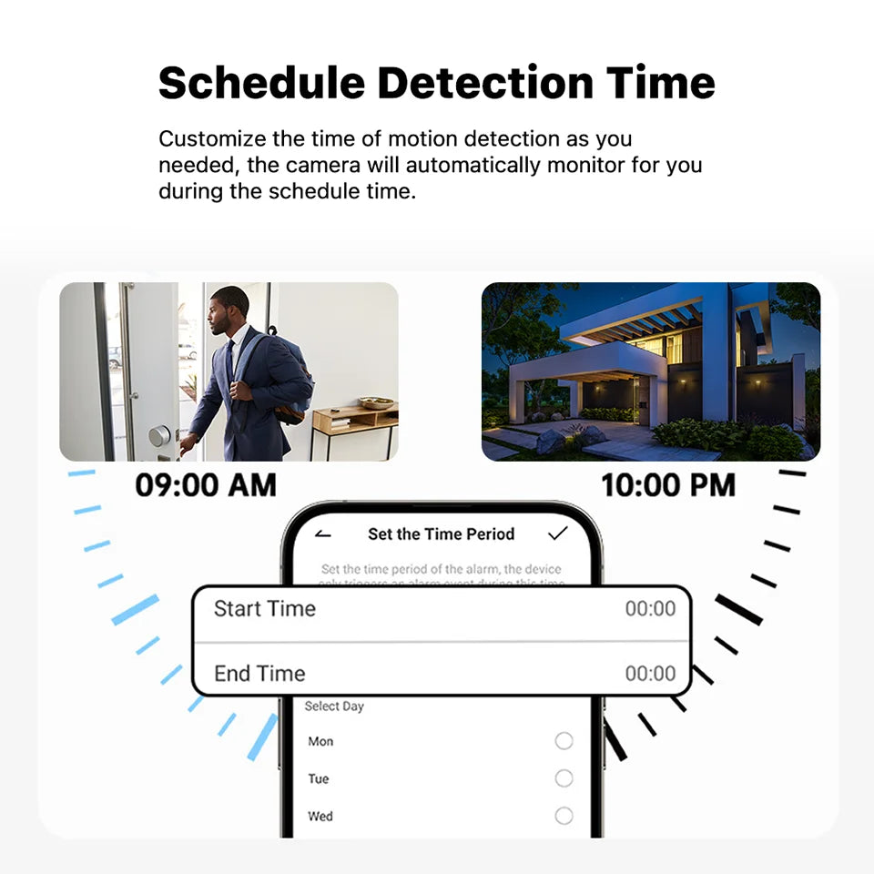 Vstarcam 2MP Indoor 2.4G WiFi Cameras for Home Security,Pet Baby Monitor, Spotlight Alarm,Pan & Tilt,APP Control,24/7 Recording