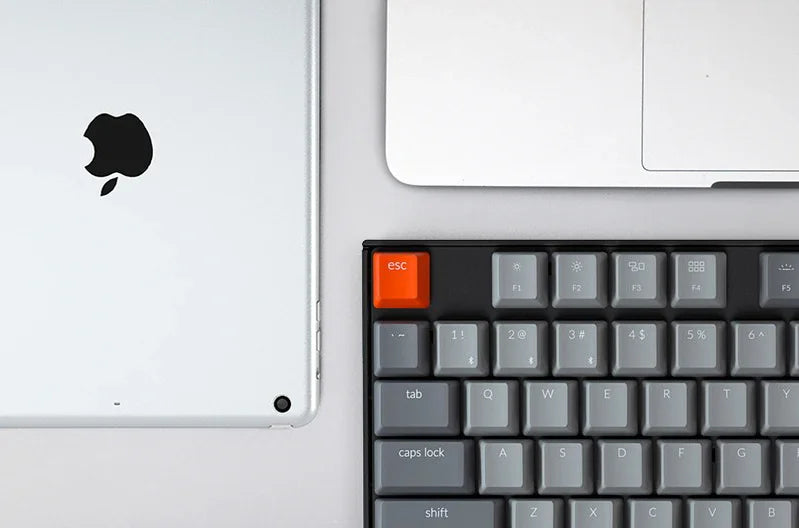 Keychron K8 A Wireless Bluetooth Mechanical Keyboard 87 Keys Gateron Switch White Backlight Keyboard for Mac Windows