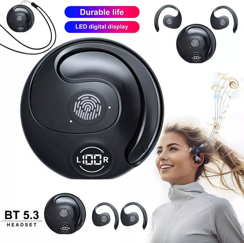 Ear-Hook Bluetooth 5.3 Headset TWS Wireless Earphones Earbuds Stereo Headphones