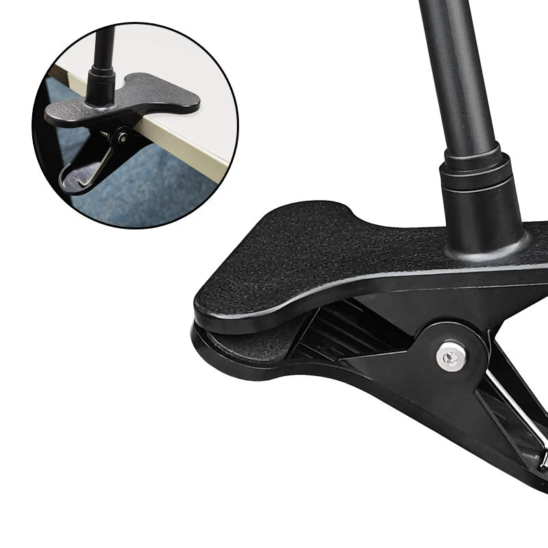 No Punching Portable Clip Mount Webcam Stand For Baby Monitor Camera Holder Home Flexible Twist Mounting Kit Attaches To Crib