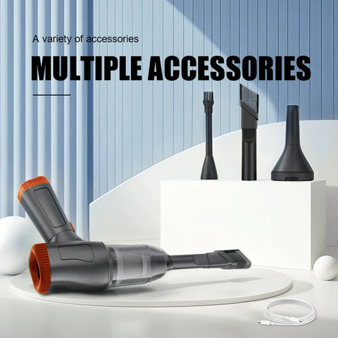 Car Wireless Vacuum Cleaner Strong Suction Handheld Wet Dry Auto Vacuum Home & Car Dual Use Mini Vacuum Cleaner Home Appliance