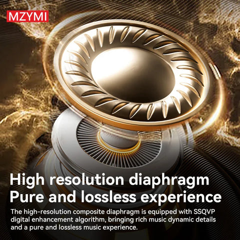 MZYMI S07 ANC Wireless Headset TWS Active Noise Cancelling In Ear Headphone Bluetooth ENC Music Earphone Support APP Control