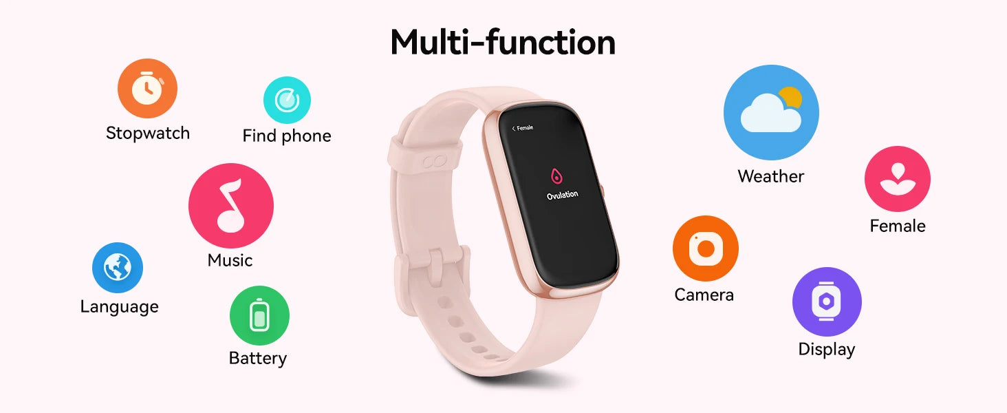 Fitness Tracker with Heart Rate Blood Oxygen Sleep Monitor, IP68 Waterproof Activity & Pedometer, smart Watches for Women Men