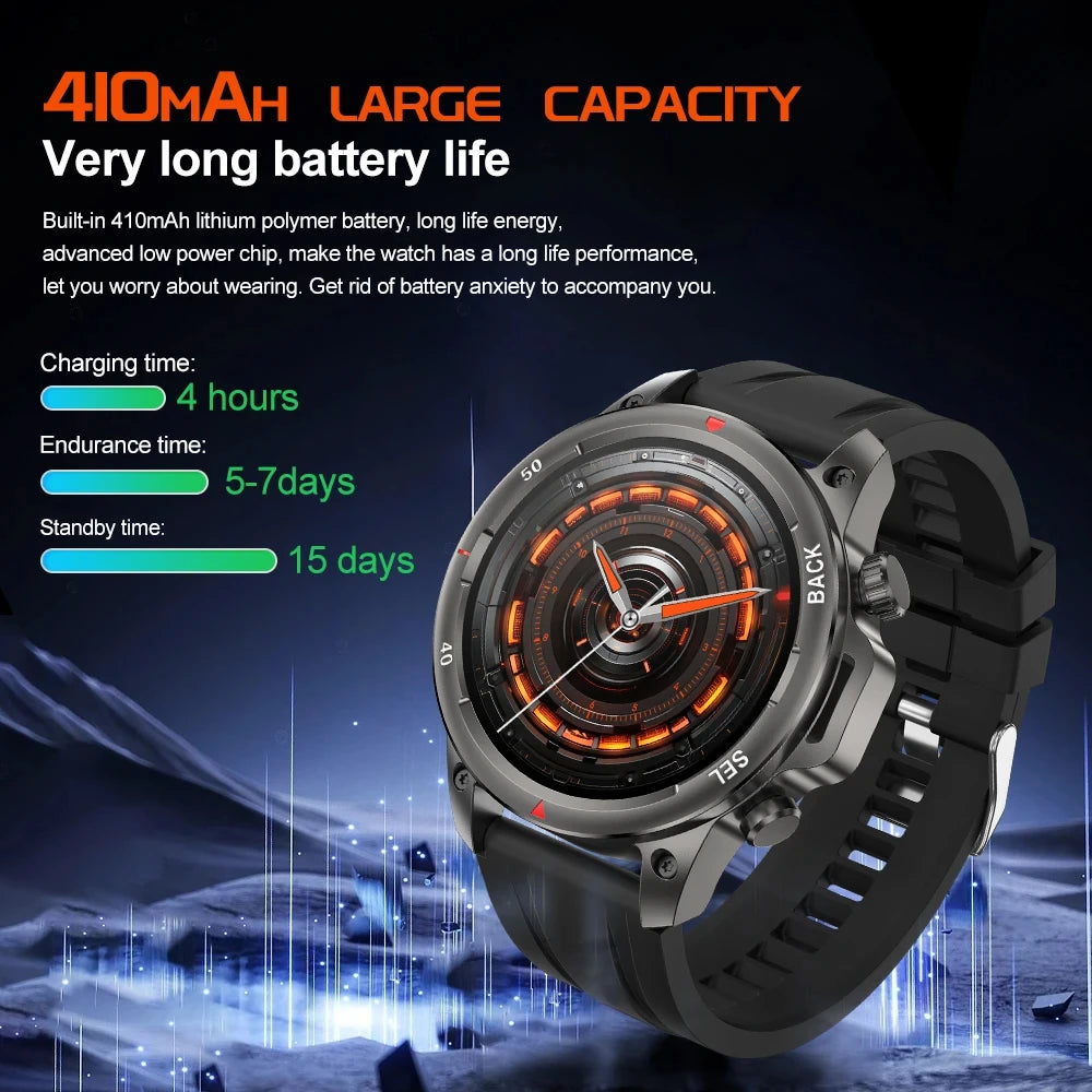 New DK68NFC Smart Watch Voice Assistant Bluetooth Call Heart Rate Monitoring GPS Sports Fitness Wireless Charging Smart Watches