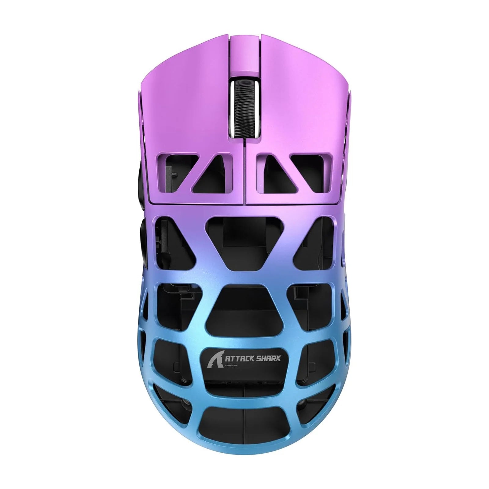 Attack Shark R3 Wireless Gaming Mouse,PAW3395 Up to 26K DPI 8KHz Return Rate,Magnesium Alloy 46G Ultralight Hollowed Design, Tri