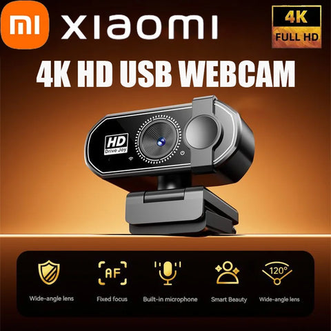 Xiaomi Q27 4K Webcam 2K Autofocus Streaming Web Cam 1080P Full HD Video Camera With Microphone For PC/Laptop For Live 2025 New