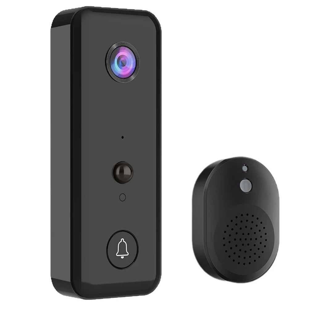 Video Doorbell Camera 2-Way Audio Doorbell with Camera PIR Motion Detection for Home Office