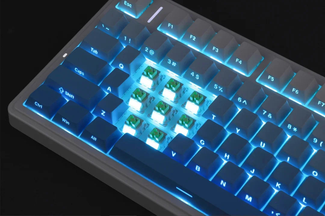 AULA F75 Pro Gasket Mounted Wireless Gaming Mechanical Keyboard RGB Customized 75% Layout Side-engraving PBT Keycaps