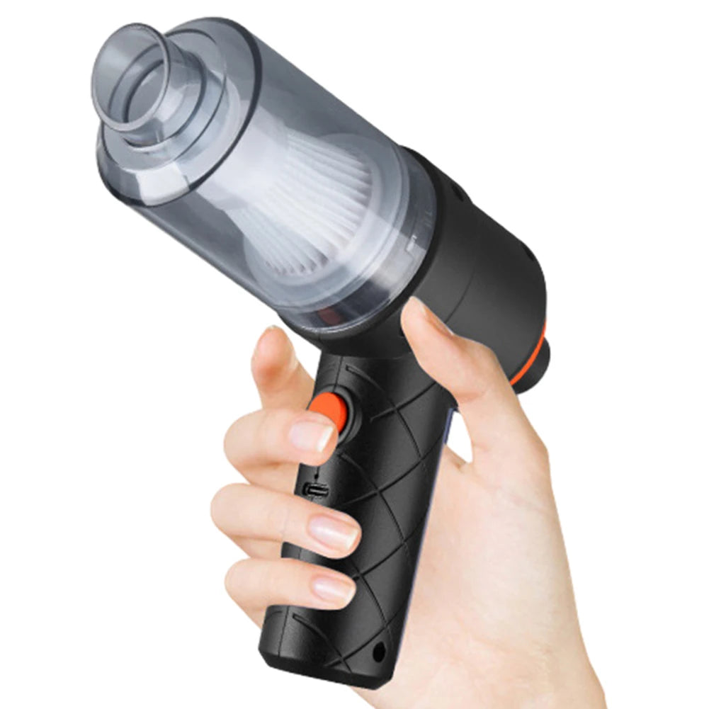 Wireless Auto Vacuum USB Charging Car Vacuum Mini Vacuum Cleaner Deep Cleaning 3500pa Suction for Home Car Pet Hair and Office