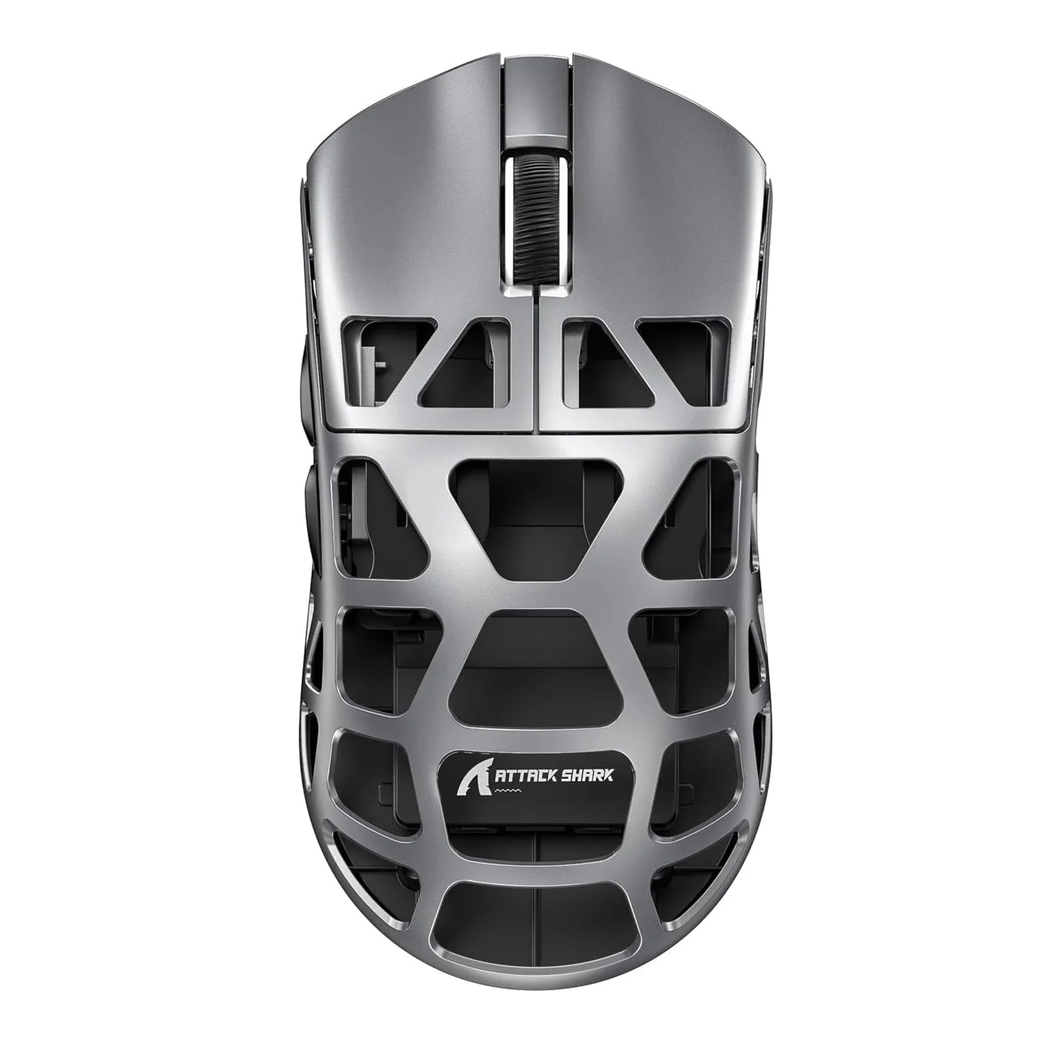 Attack Shark R3 Wireless Gaming Mouse,PAW3395 Up to 26K DPI 8KHz Return Rate,Magnesium Alloy 46G Ultralight Hollowed Design, Tri