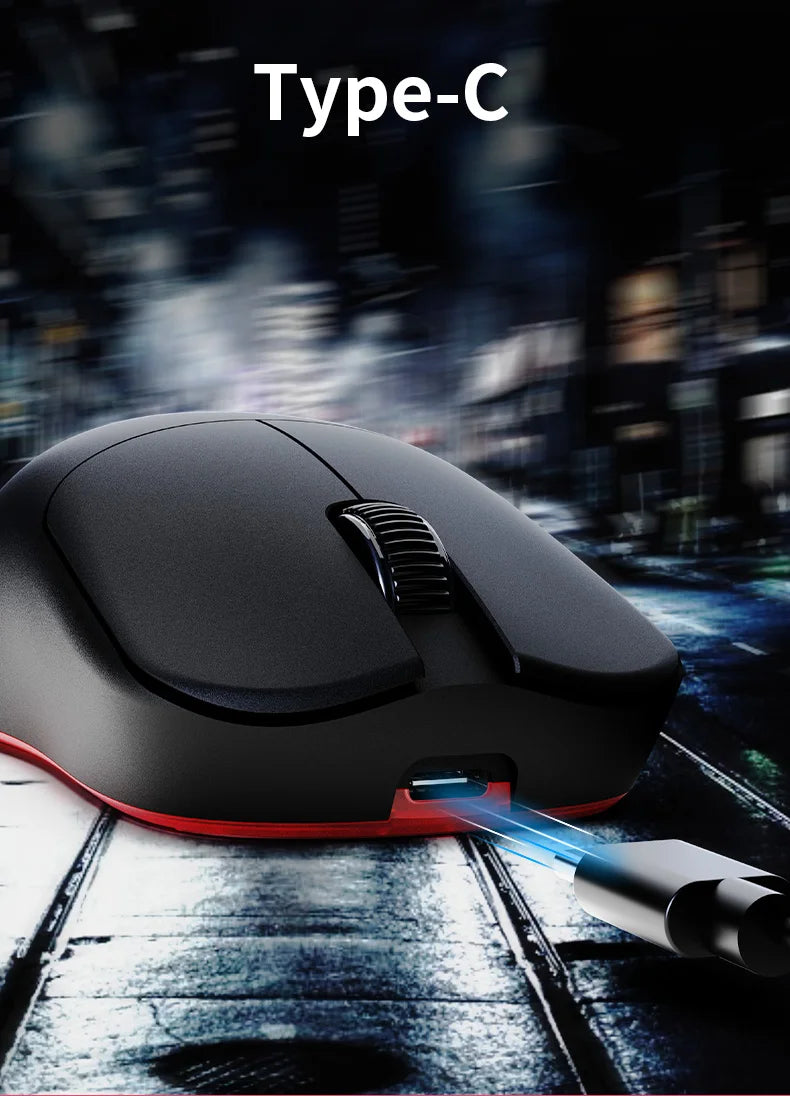 Ajazz AJ099 Wireless 2.4GHz + Wired Gaming Mouse PAW3311 for Gaming Laptop PC Optical Mice 12000DPI Max