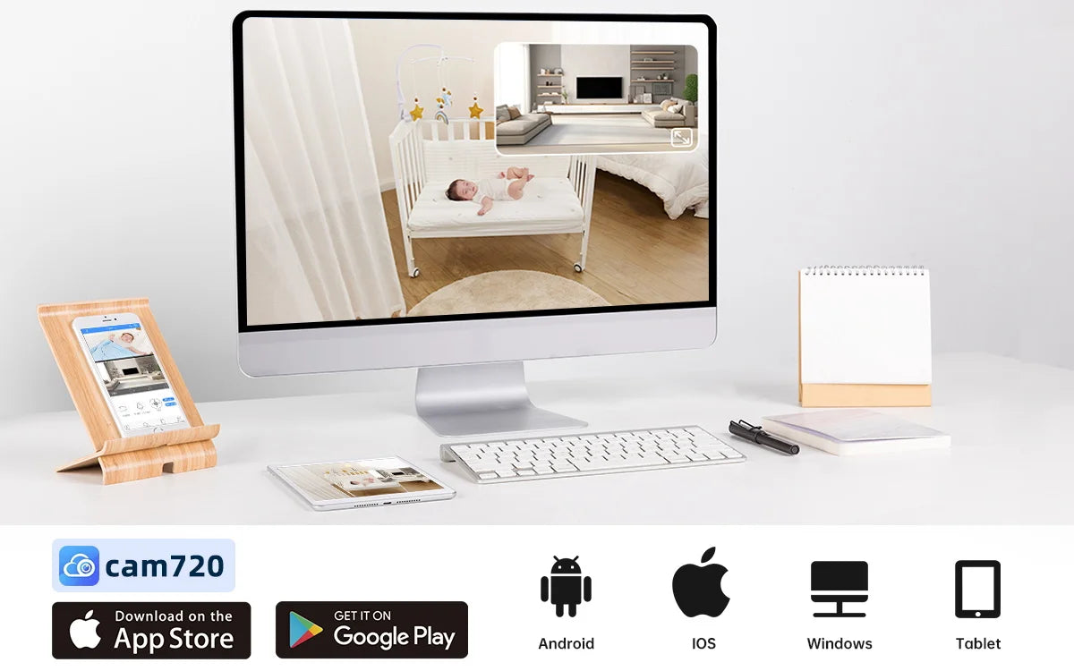 JOOAN 2K Intelligent WiFi Doorbell With Camera Smart Home WiFi Video Doorbell Outdoor Battery Powered Security Video Intercom