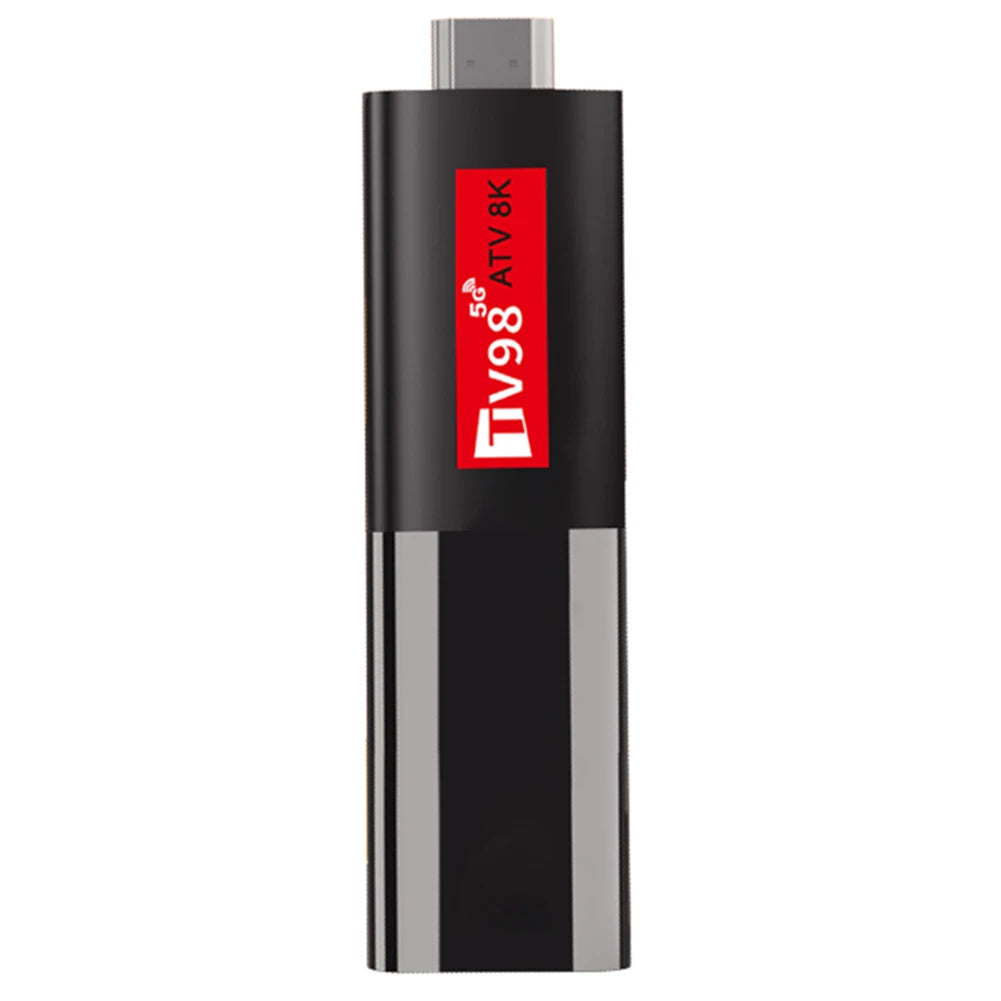 TV98 Smart TV Stick Android 14 H618 2.4G 5G Dual WiFi BT5.0 Video Set Top TV Box H618 Quad Core Media Player Voice Remote TV Box
