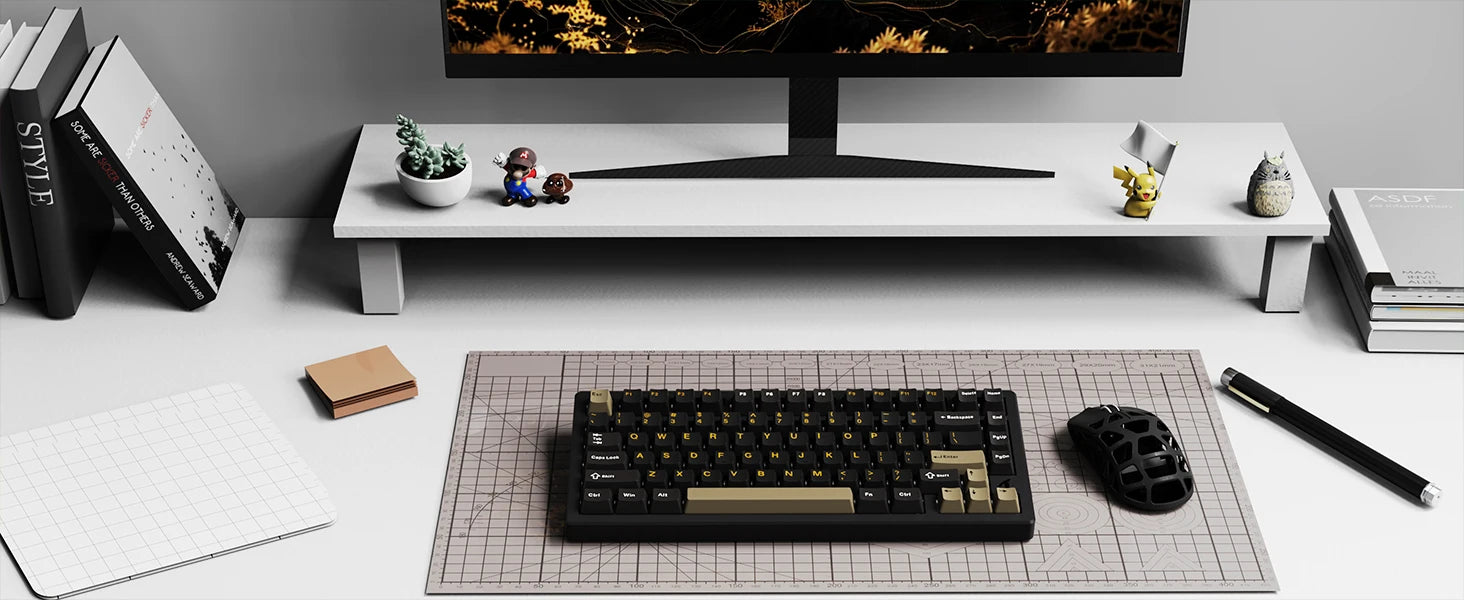 ATTACK SHARK X75 Full Aluminum Keyboard 75% VIA Wireless Gasket Mechanical Keyboard