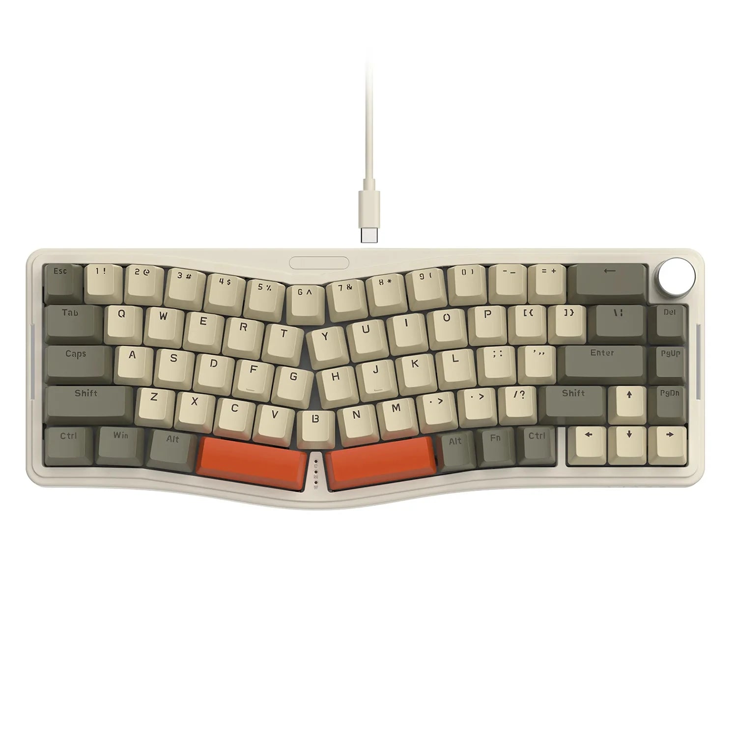 ATTACK SHARK x AJAZZ AKS068 Alice Mechanical Keyboard 60% Alice Layout Wired Mechanical Keyboard, VIA-Programmable