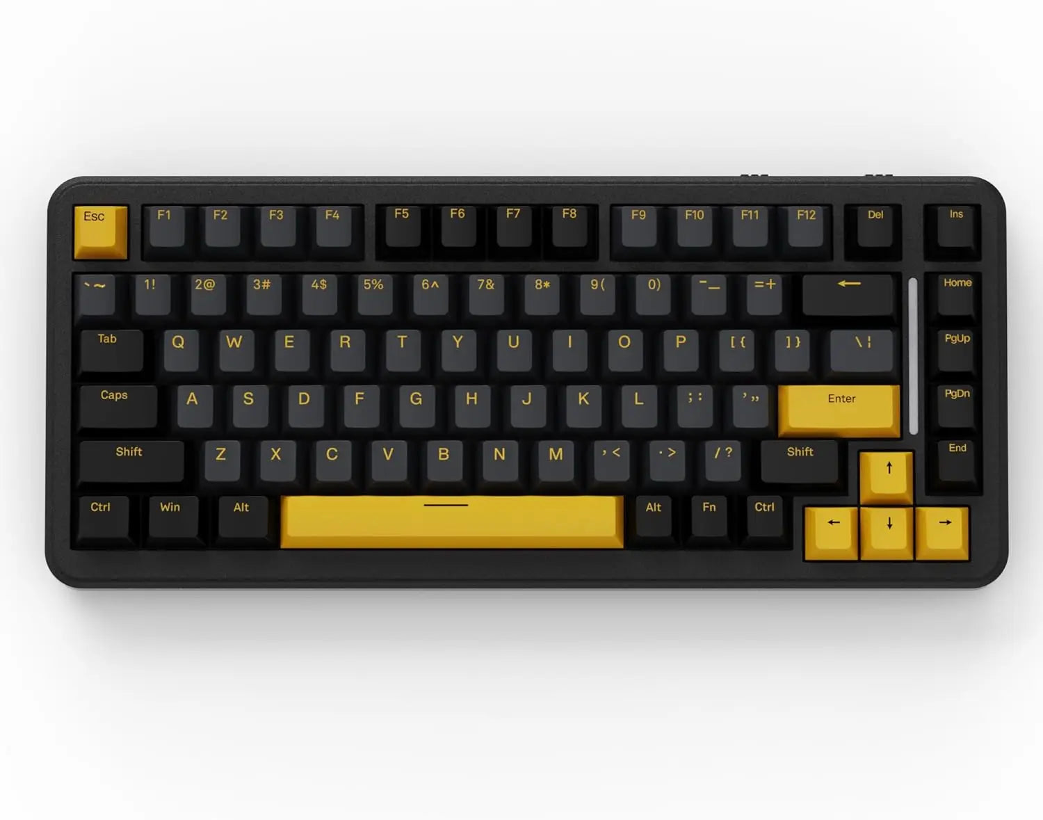 ATTACK SHARK M86 Wireless Mechanical Gaming Keyboard, 75% Gasket Hot Swappable RGB Custom Keyboard, Side Printed PBT Keycaps