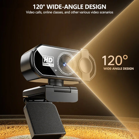 4K Web Cam USB Webcam 2K 1080P 30fps Auto Focusing HiFi Speaker Noise Reduction Mic PC Camera for Desktop Laptop Video Chat