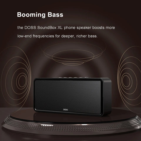 DOSS Home Bluetooth Speaker Powerful 32W Stereo Sound Bold Bass Subwoofer Music Sound Box TWS Wireless Pairing Portable Speakers