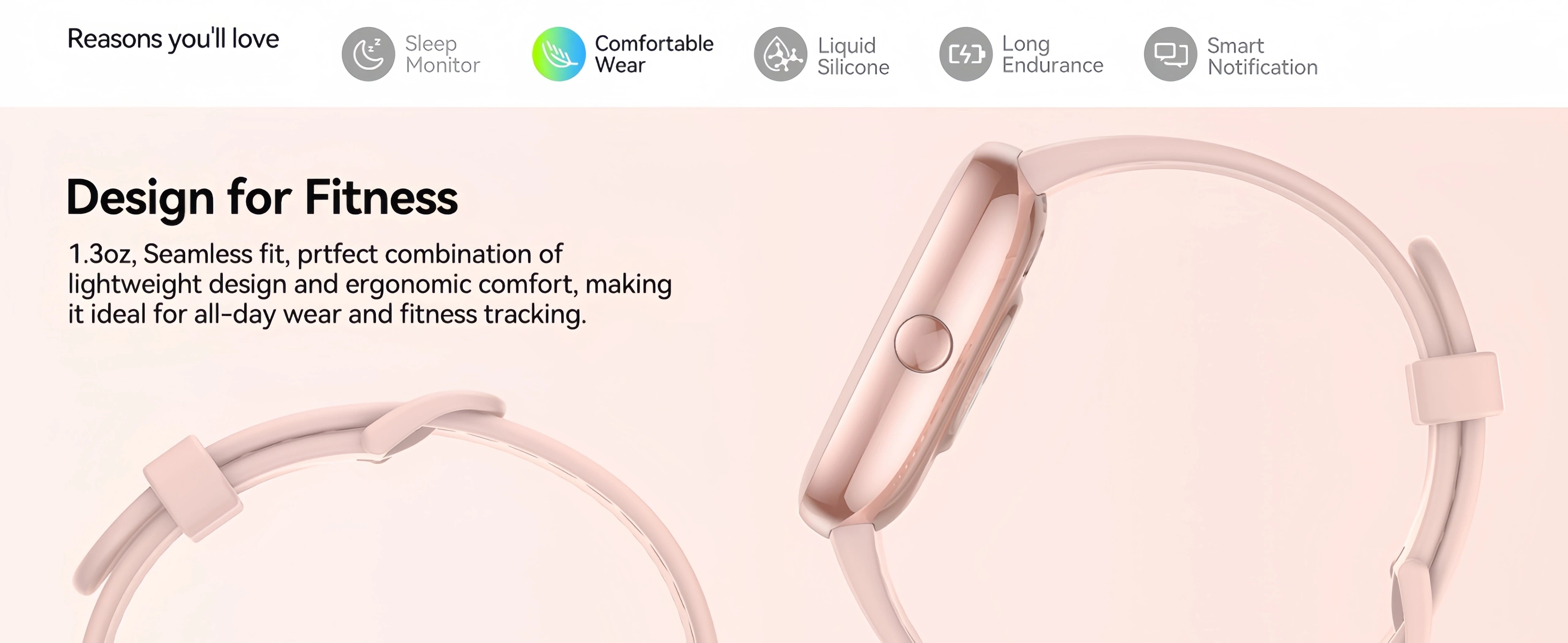 Smart Watches for Men Women  Sleep Tracking, 46mm 1.3oz Step Calorie Counter Fitness Watch Activity Trackers Pedometer forAndro