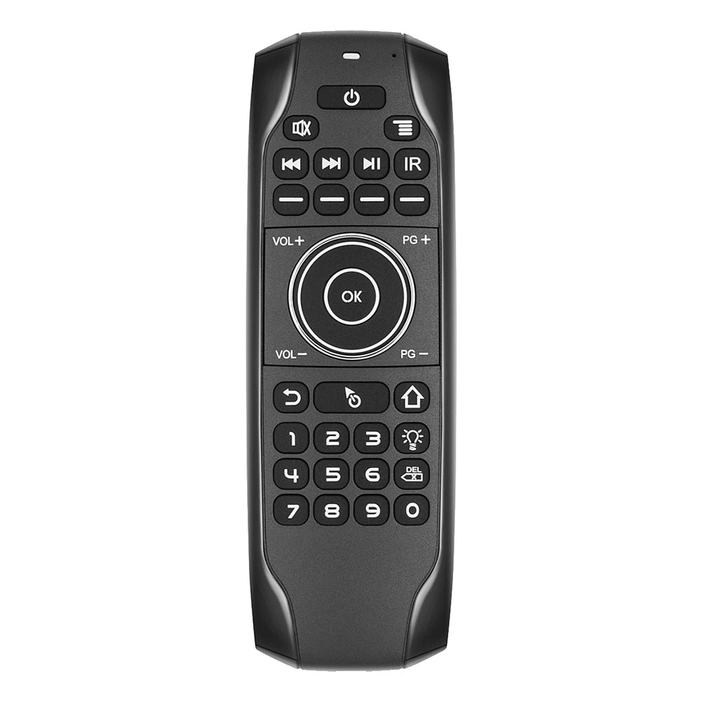 3.7-4.2V Wireless Keyboard Remote Control Bluetooth-compatible IR Backlight Remote Control Micro USB Charging for Android TV Box
