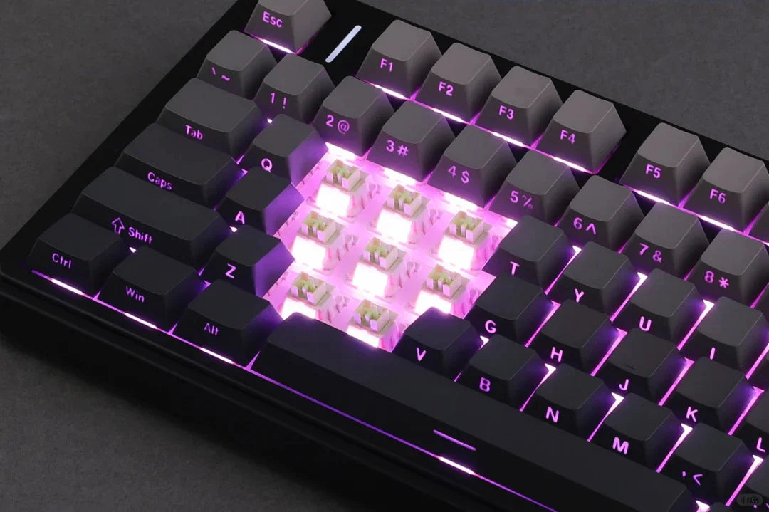 AULA F75 Pro Gasket Mounted Wireless Gaming Mechanical Keyboard RGB Customized 75% Layout Side-engraving PBT Keycaps