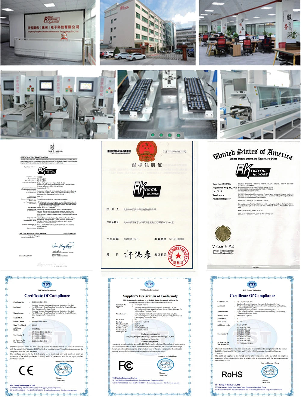 RK ROYAL KLUDGE RK71 Tri-mode Mechanical Keyboard 2.4G Wireless Bluetooth RGB Backlit Hot-swappable Gamer Keyboard PBT keycaps