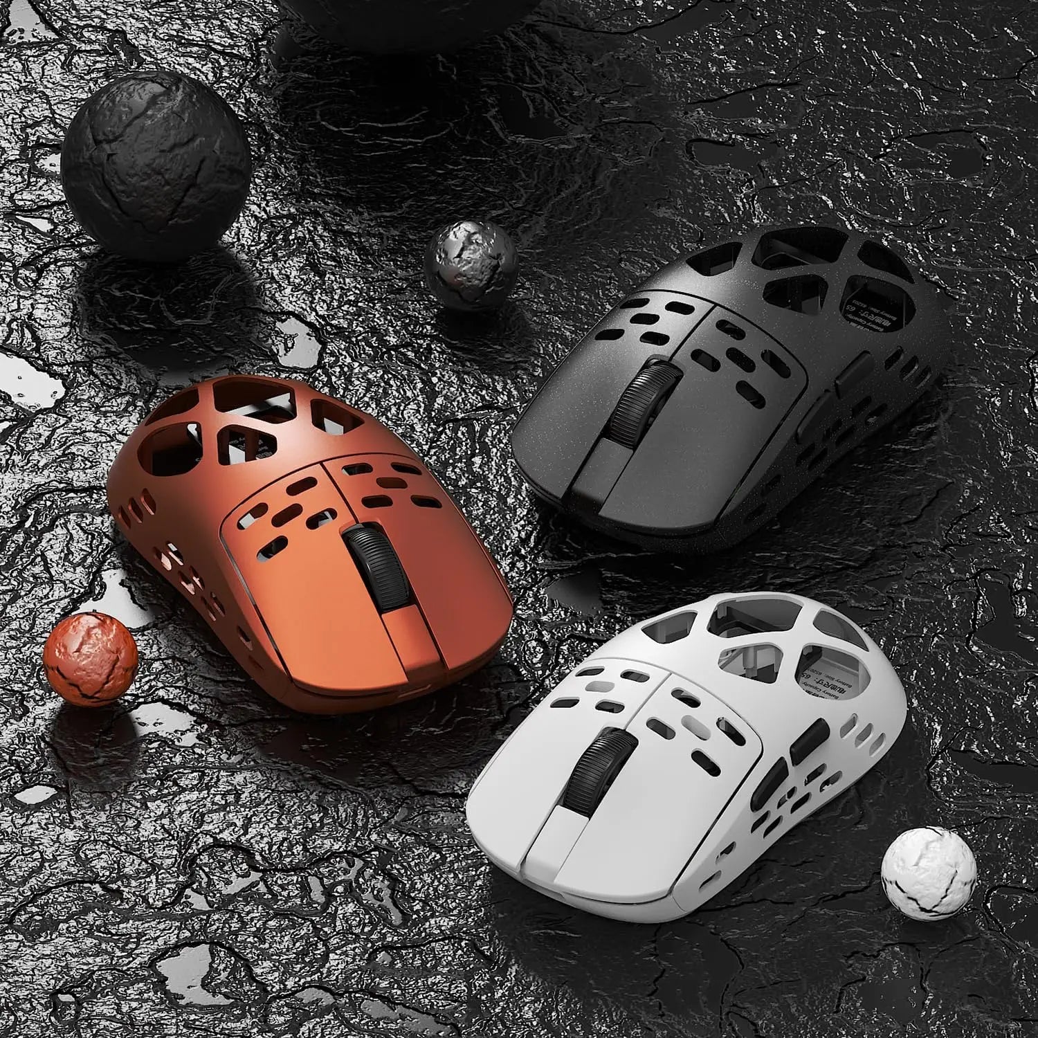 AJAZZ AM3 MAX wireless gaming mouse, lightweight all-magnesium alloy, supports 8K return rate, 30000DPI, PAW3950