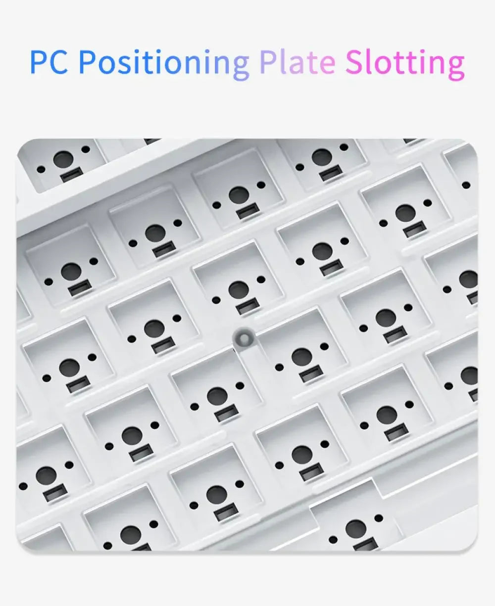 Ajazz Ak820 RGB Tri-Mode Gaming Mechanical Keyboard 82 Key Bluetooth 2.4GHz Wireless Gamer Keyboard Custom Gasket for Pc Laptop