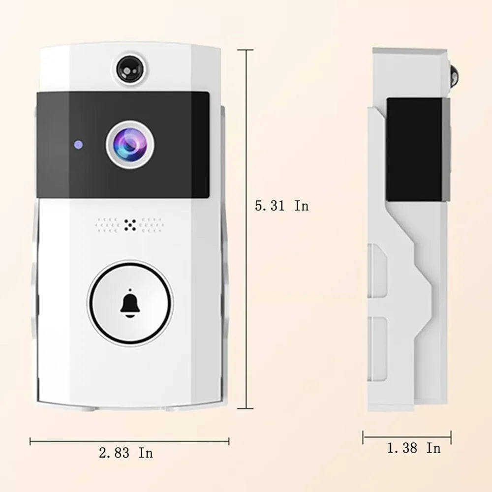 Wireless WiFi Smart Video Doorbell Phone Door Ring Intercom Security Camera Bell
