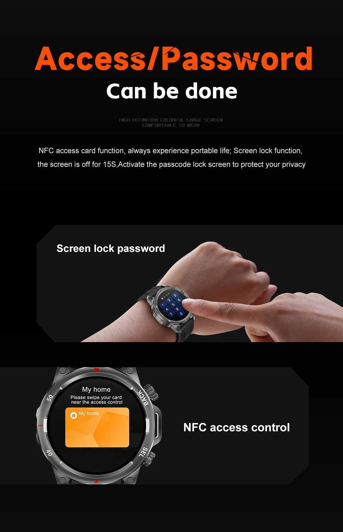 New DK68NFC Smart Watch Voice Assistant Bluetooth Call Heart Rate Monitoring GPS Sports Fitness Wireless Charging Smart Watches
