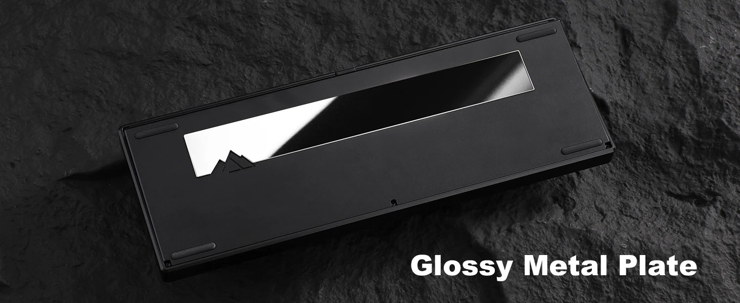 YUNZII AL68 Silver Wireless Custom Mechanical Keyboard, QMK/VIA Aluminum Keyboard, Hot Swap Gasket Gaming Keyboard with Knob