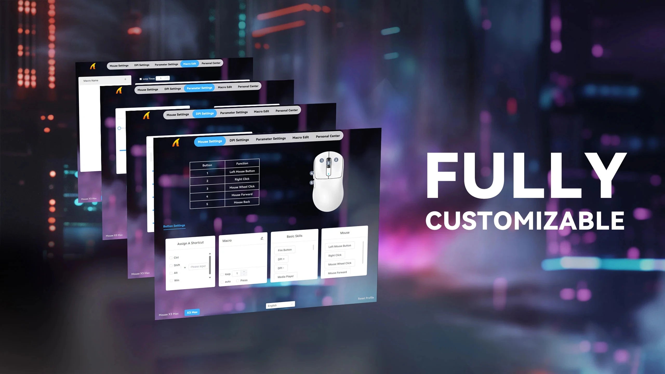 ATTACK SHARK X3MAX PAW3950 Wireless Gaming Mouse