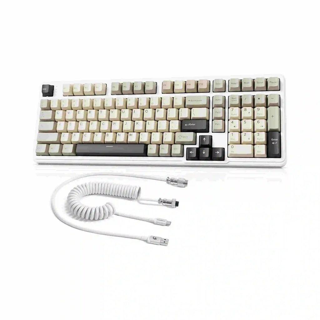 MAMBASNAKE x Attack Shark X98 Wireless Mechanical Keyboard,Gasket Hot Swappable Custom Keyboard,Bluetooth 5.0/2.4G/Wired