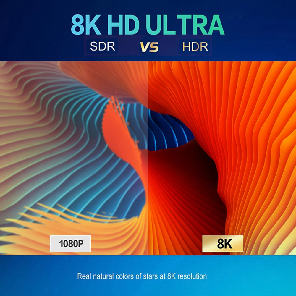 TV98 Smart TV Stick Android 14 H618 2.4G 5G Dual WiFi BT5.0 Video Set Top TV Box H618 Quad Core Media Player Voice Remote TV Box