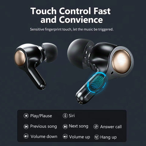 T22 TWS Wireless Bluetooth 5.0 Headset Intelligent Noise Cancellation Hd Call High Life Hifi Transparent Sound Quality For Apple