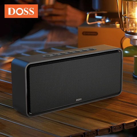 DOSS Home Bluetooth Speaker Powerful 32W Stereo Sound Bold Bass Subwoofer Music Sound Box TWS Wireless Pairing Portable Speakers