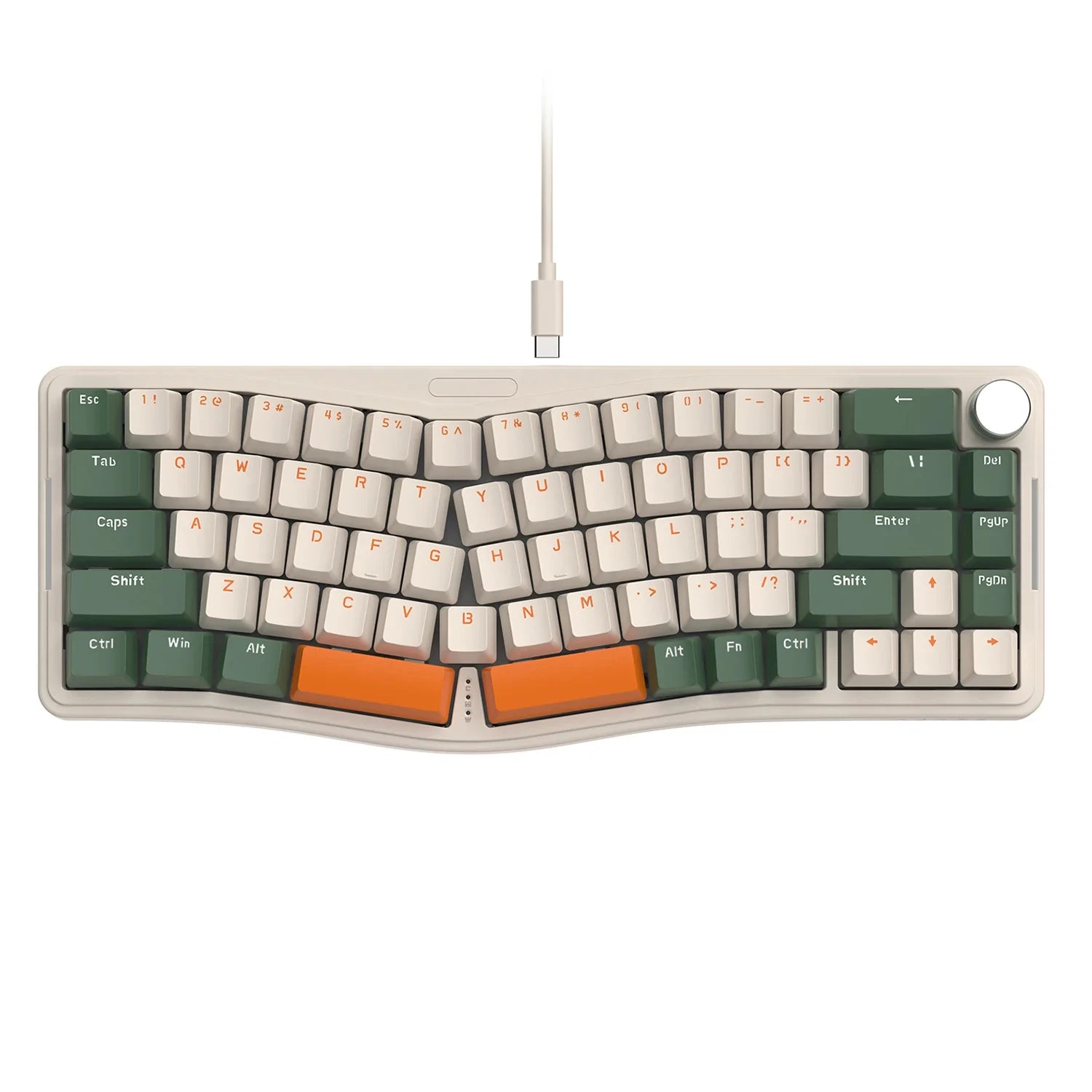 ATTACK SHARK x AJAZZ AKS068 Alice Mechanical Keyboard 60% Alice Layout Wired Mechanical Keyboard, VIA-Programmable