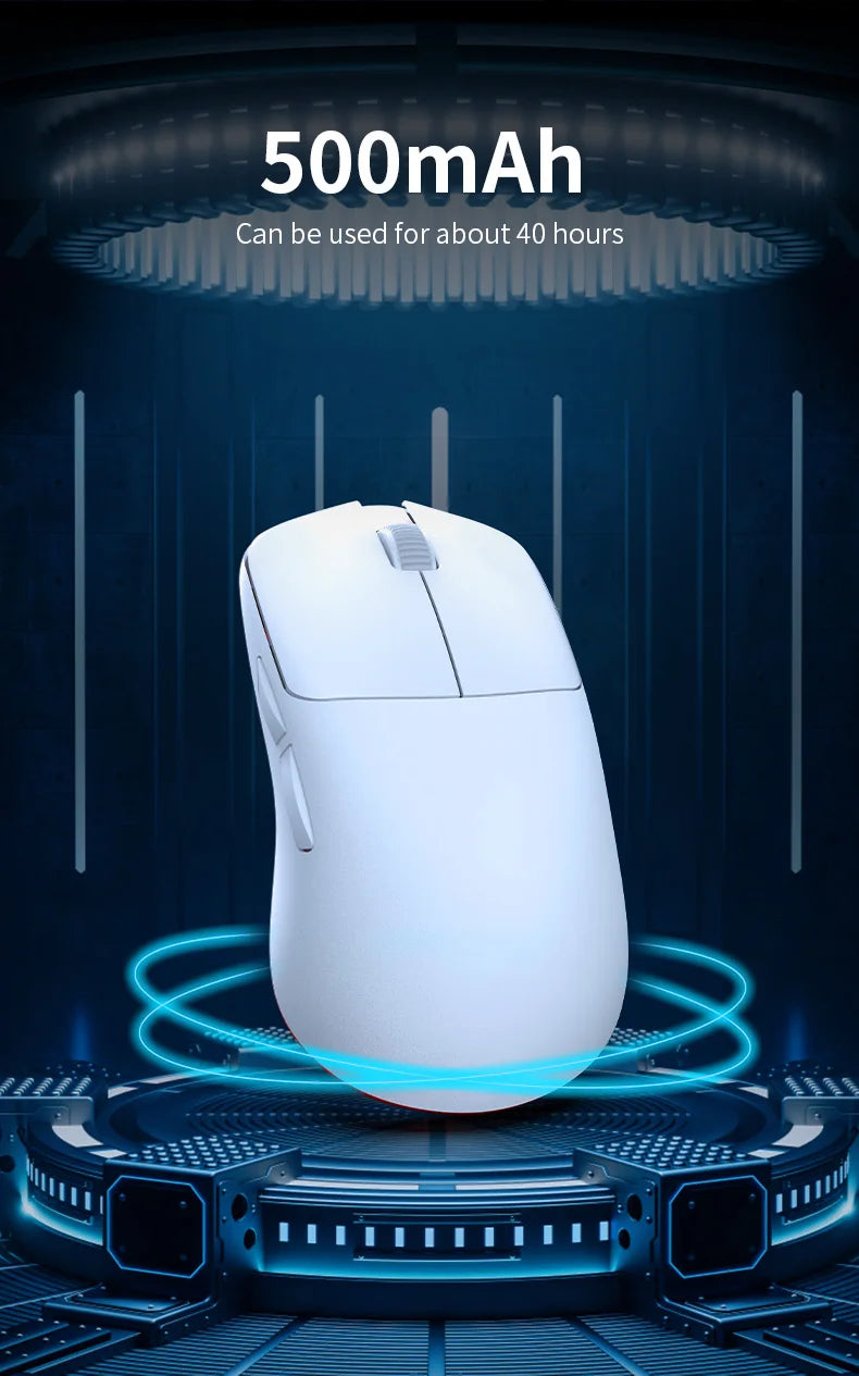 Ajazz AJ099 Wireless 2.4GHz + Wired Gaming Mouse PAW3311 for Gaming Laptop PC Optical Mice 12000DPI Max