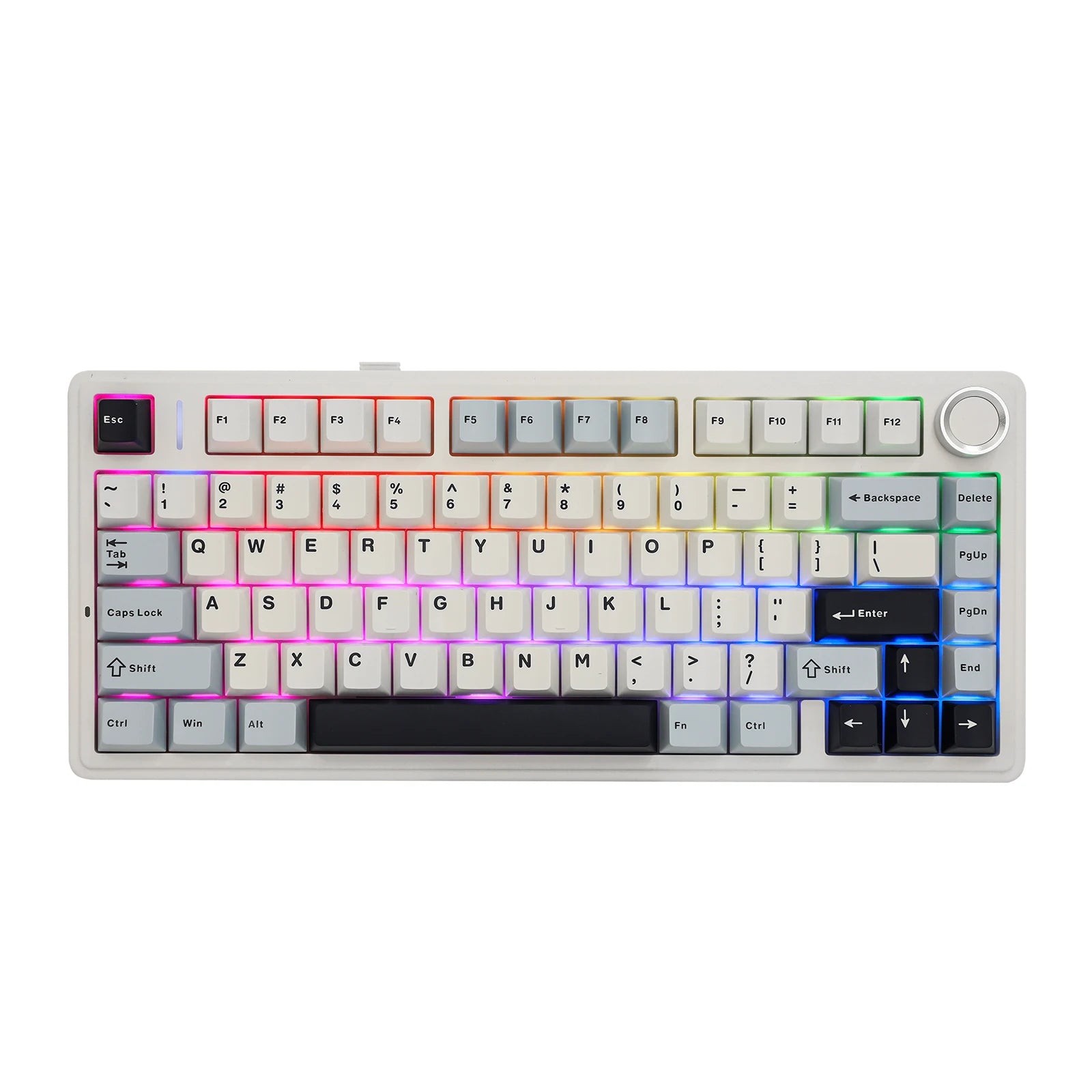 EPOMAKER x AULA F75 75% 80 Keys Hot-Swap Gasket Bluetooth 5.0/2.4G Wireless/Wired Mechanical Keyboard PBT Keycaps for Mac/Win