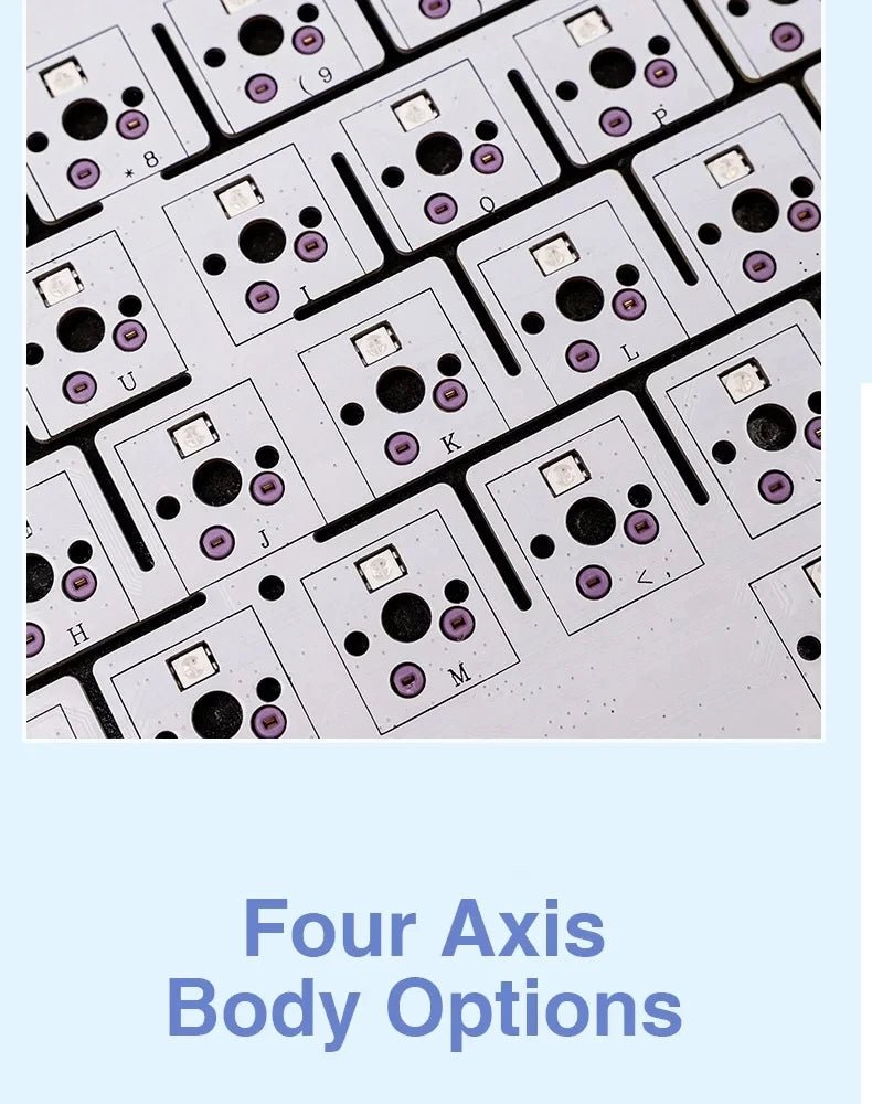 AULA F75 Gaming Mechanical Keyboard W/ RGB PBT keycaps Hot-Swap Gasket Structure 75% Layout Customized Tri-Mode Game Keyboards