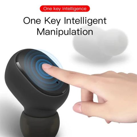 E6s Tws Fone Bluetooth-compatible Earphones Wireless Hands Free Noise Cancelling Headset Compatible For Xiaomi Redmi