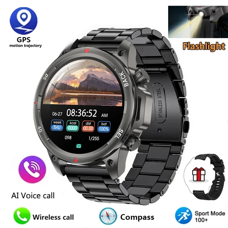 New DK68NFC Smart Watch Voice Assistant Bluetooth Call Heart Rate Monitoring GPS Sports Fitness Wireless Charging Smart Watches