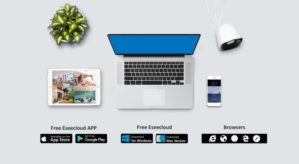 2K Indoor WiFi Home Security Camera 2-Way Audio Cloud & SD Card Storage Ai Detection 3MP HD Smart Home Baby Monitor Pet Dog Cam