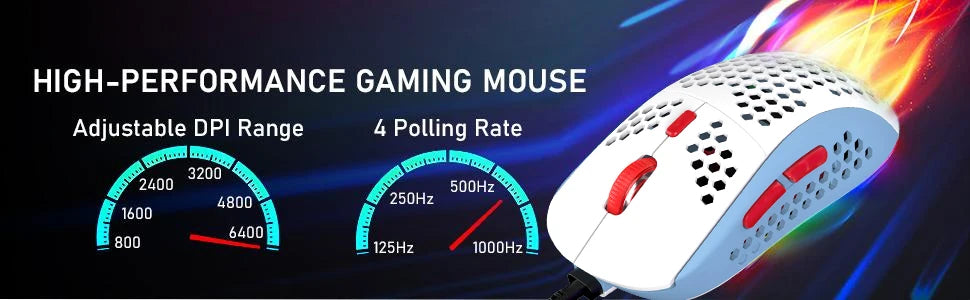 65% Wired Gaming Mechanical Keyboard and Mouse Combo,Mini 68 Keys,RGB Backlight, Lightweight RGB Honeycomb Optical Mouse