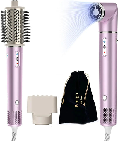 Hair Dryer Brush：Blow Dryer Brush 3 in 1 With 110,000 RPM High-Speed Negative Ionic Blow Dryer for Blow Out and Hair Styling