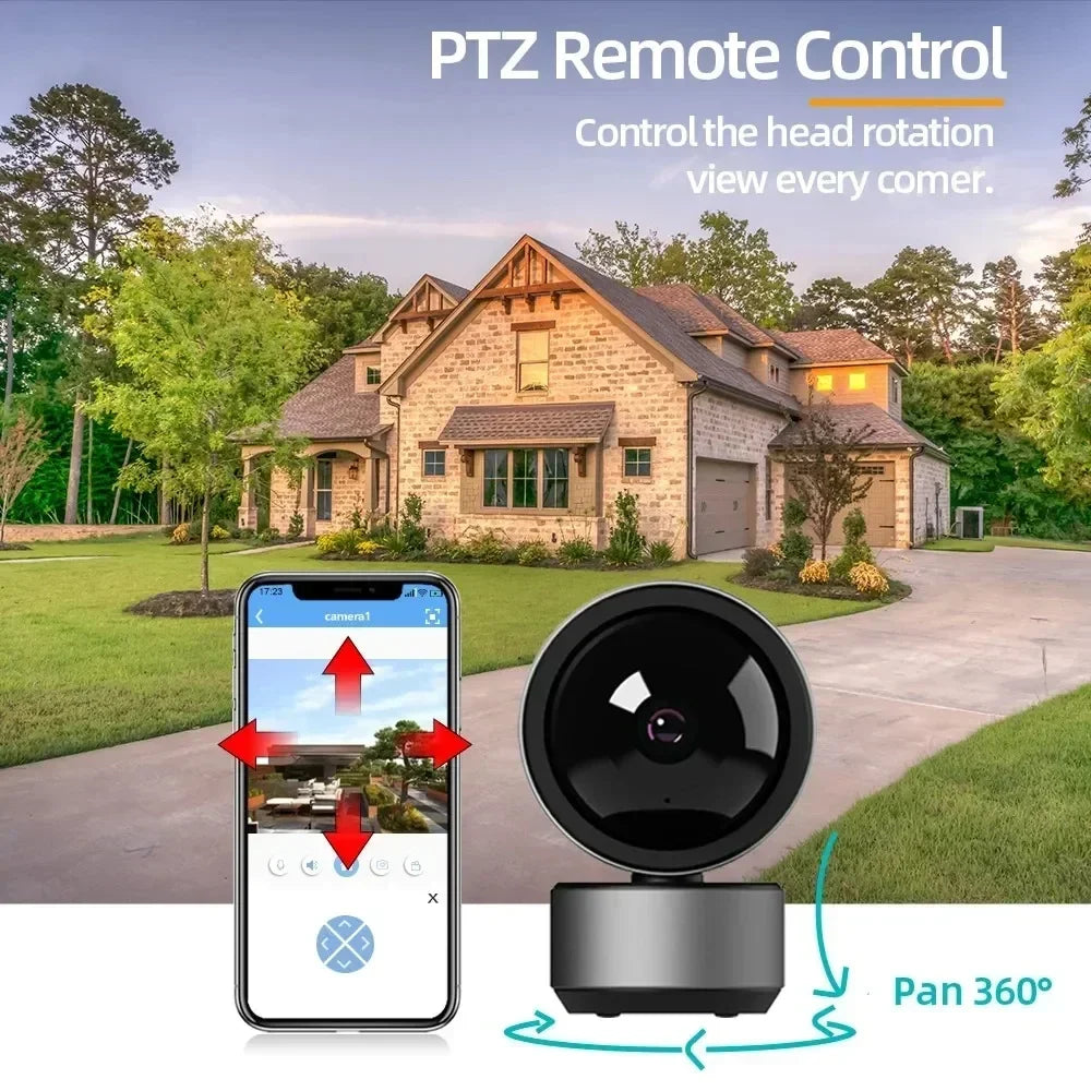 Tuya Wifi PTZ Cameras Smart Life Home Security Protection Video Surveillance Outdoor 5MP Two-Way Audio Baby Monitor Night Vision