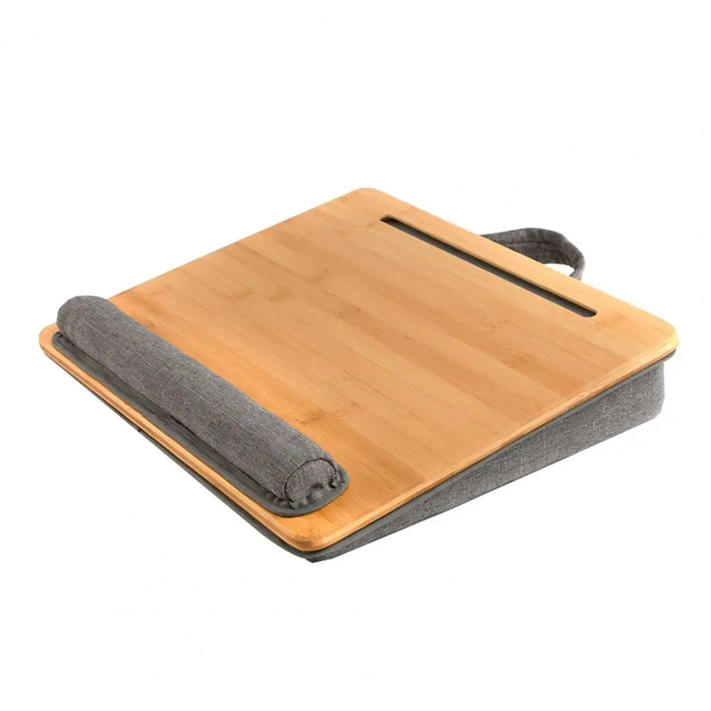 Furniture Office Desks Compact Laptop Desk Laptop Stand with Wrist Cushion Handle Tablet Slot Multi-functional Lap Desk