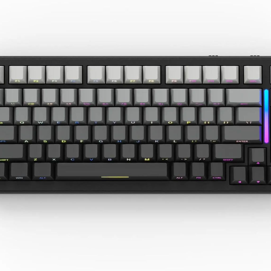 ATTACK SHARK M86 Wireless Mechanical Gaming Keyboard, 75% Gasket Hot Swappable RGB Custom Keyboard, Side Printed PBT Keycaps